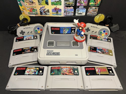 Super nintendo snes set - nintendo,