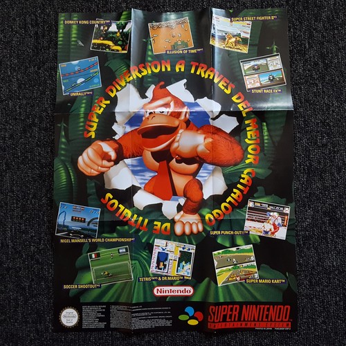Super nintendo snes poster - super,