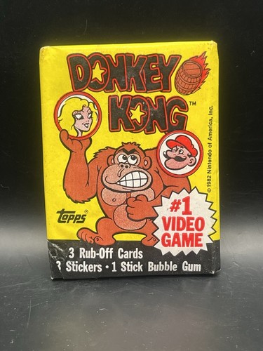 Donkey kong 1982 topps - donkey,