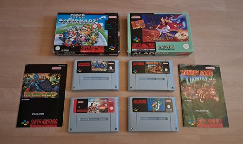 Snes super nintendo - super, spiele